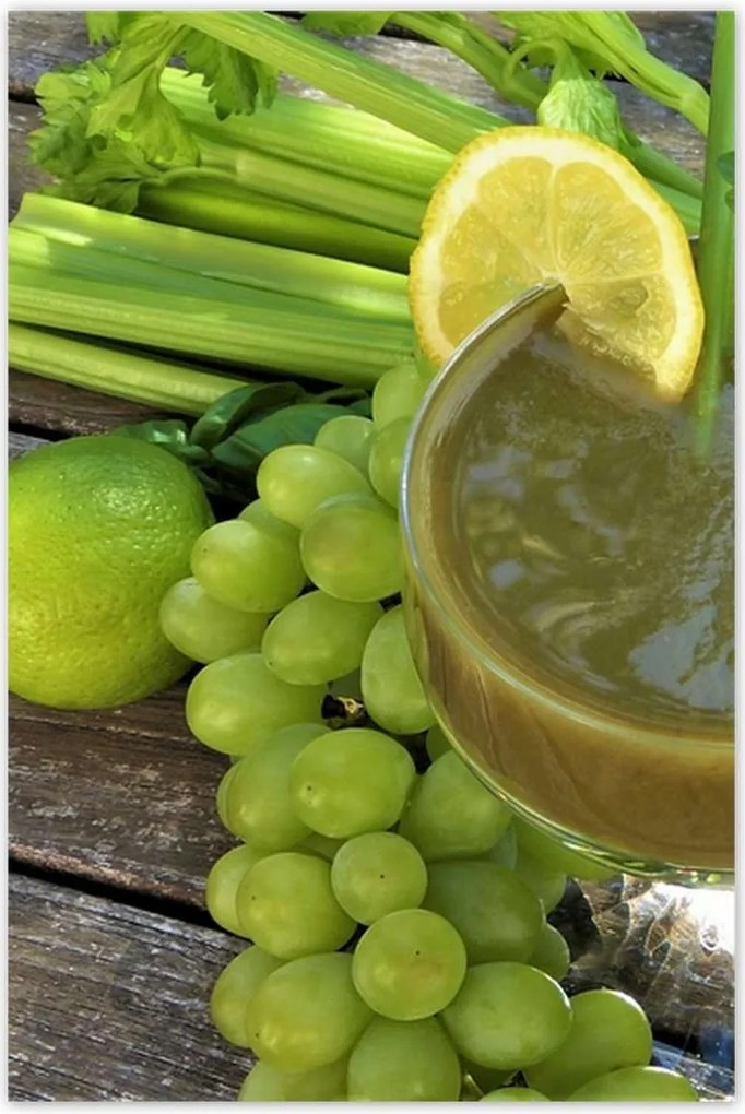 Poszter 60x90 Zöld gyümölcs mousse