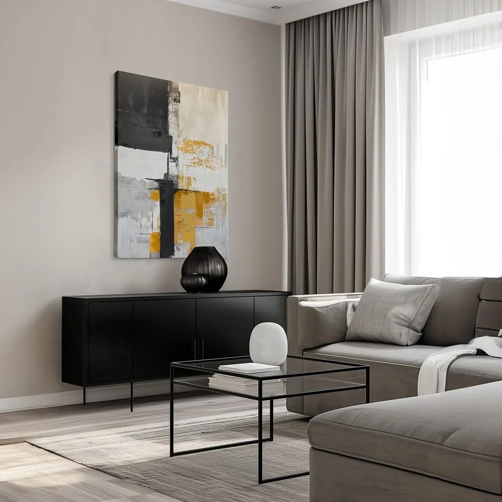 Kép kézzel festett részletekkel 70x100 cm Jade – Styler
