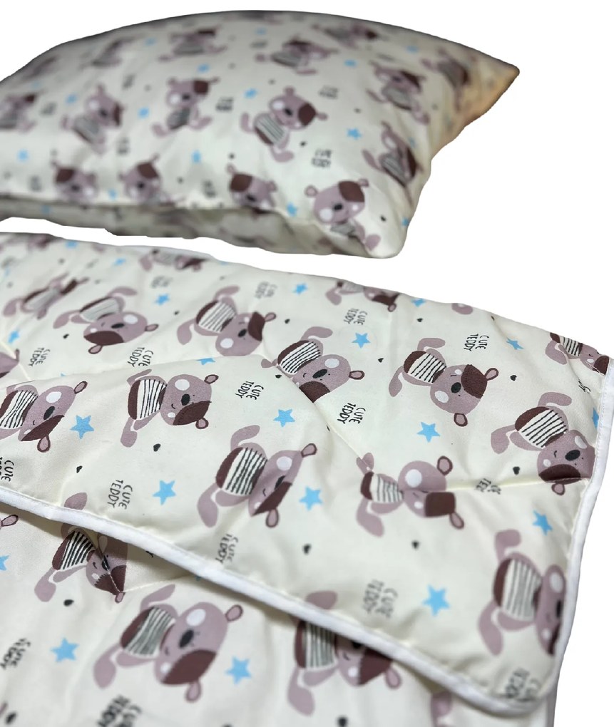 Gyermek antiallergén szett DeLuxe 90x135 cm - Tedy Cute Méret paplan - párna: 90x135 cm