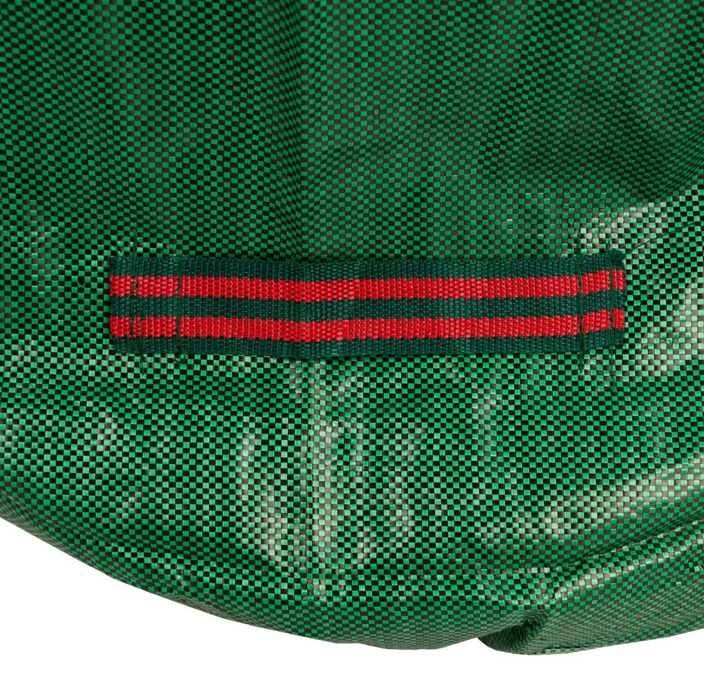 Összecsukható kerti kosár, ideális levelek, fű és egyéb hulladék gyűjtésére - 120 literes - zöld