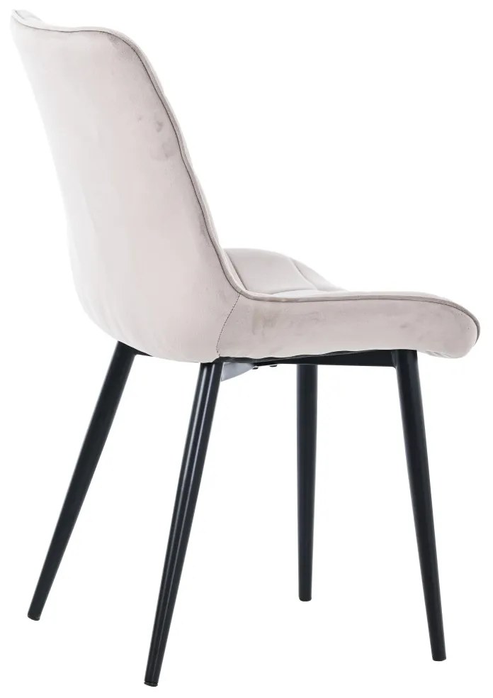 Scaun modern din catifea în culoarea trufei Firenze DC-2051