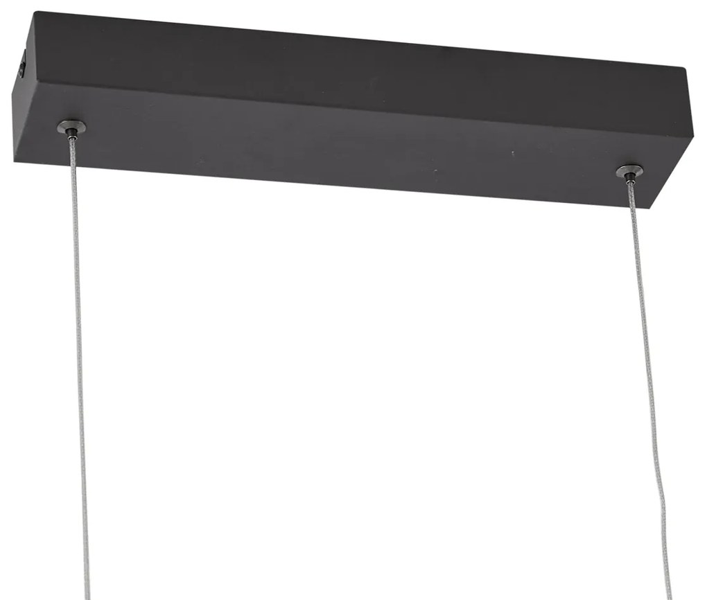 Design függőlámpa fekete 100 cm LED-del, 3 fokozatban dimmelhető - Wokkel