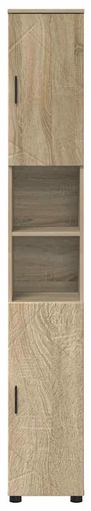 Fürdőszobai magas szekrény sonoma tölgy 30 x 35 x 192 cm