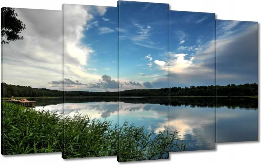 Vászonkép 100x60 Csendes tó