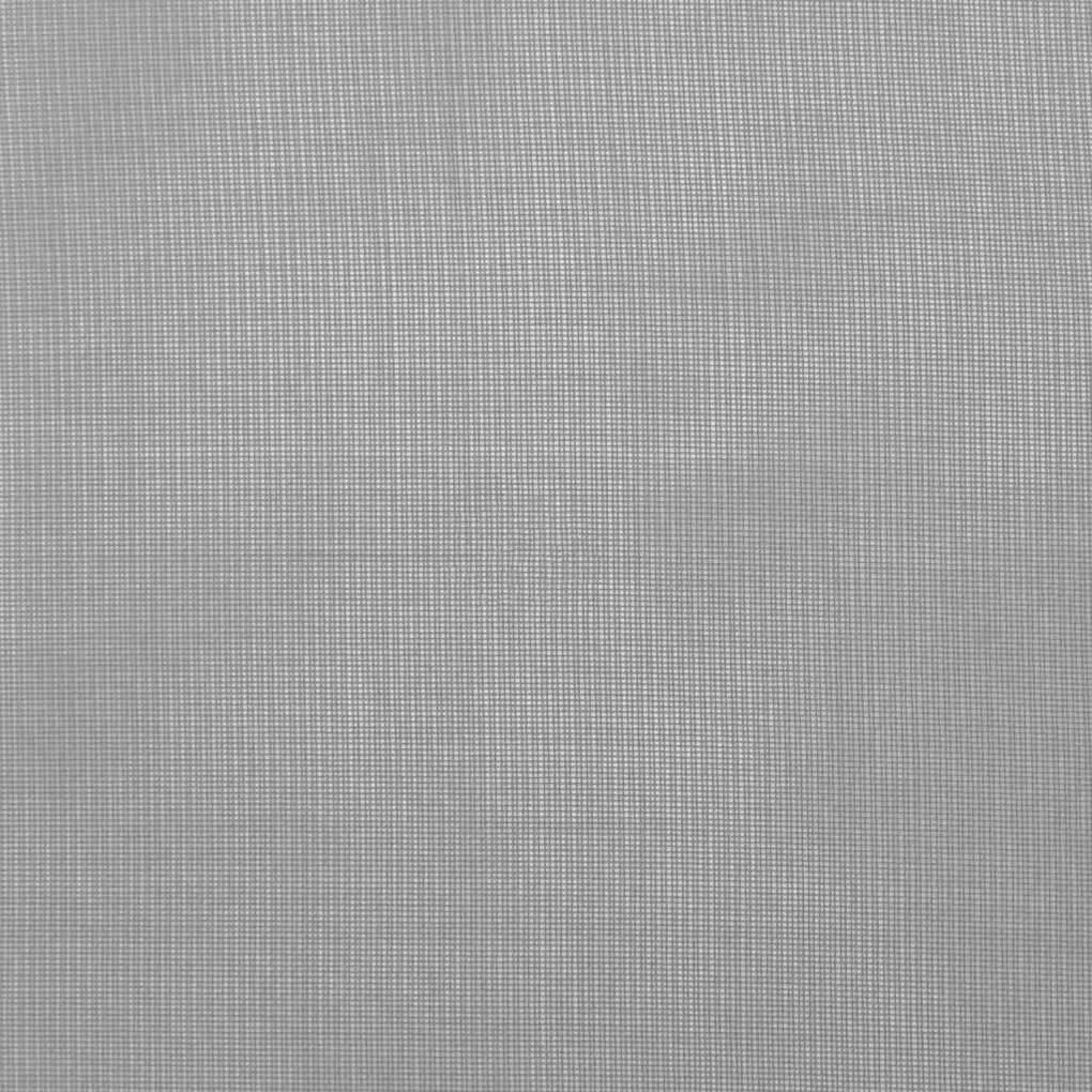2 db világosszürke fátyolfüggönyök rojtokkal 140x245 cm