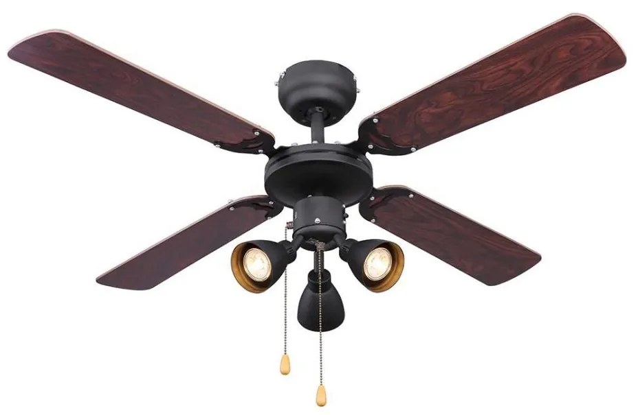 ZEVENTI - Mennyezeti ventilátor ZURRIOLA 3xGU10/50W/230V