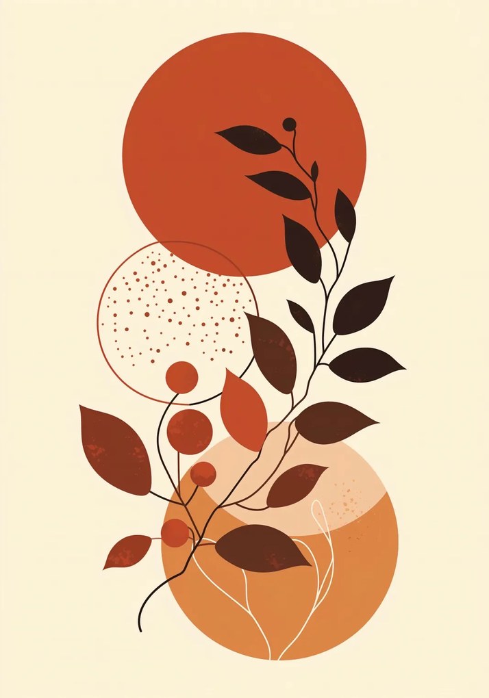 Poszterek nappaliba boho modern 70x100cm Árnyalat