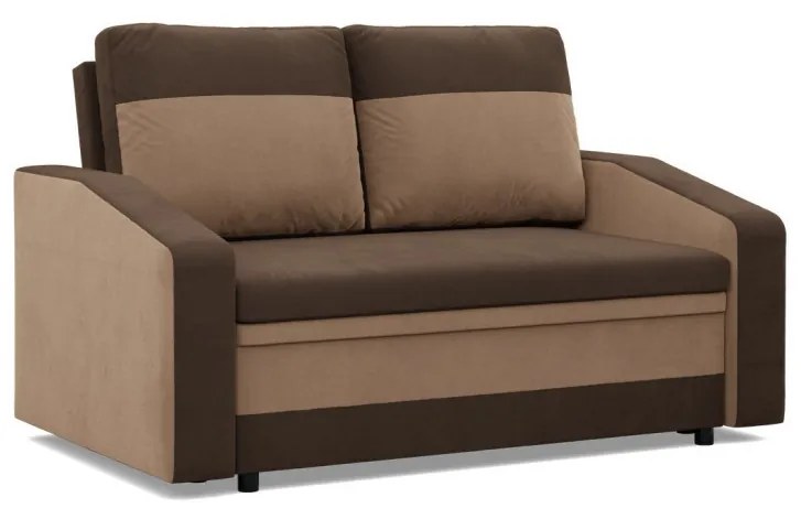 Hewlet kanapé, szövet anyag, barna