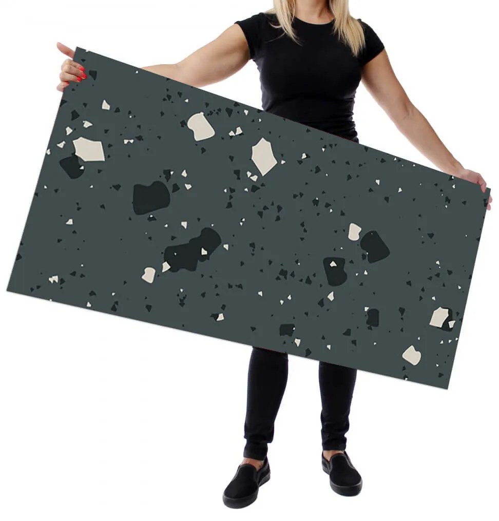 Wallplex konyhahátfal Terazzo 2 (Méret: 60x300)
