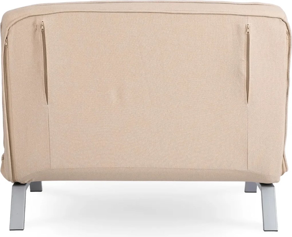 Kétszemélyes dönthető fotel bézs színben BART 2