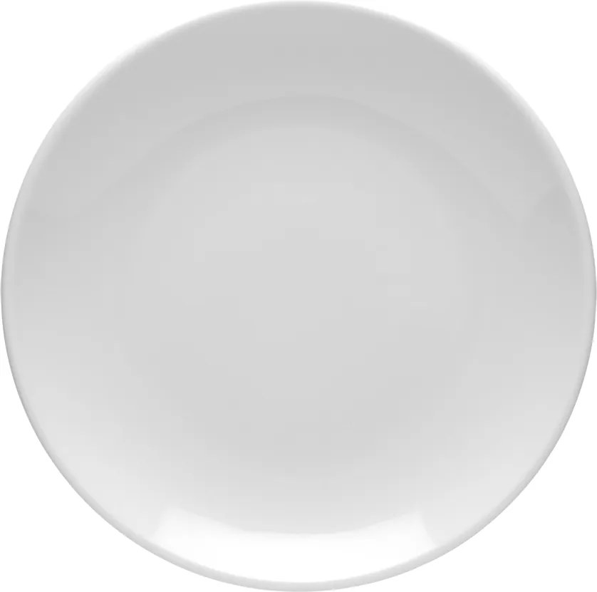 Lubiana Hotel Desszert Tányér Csempe 1 db Porcelán Fehér 23 cm