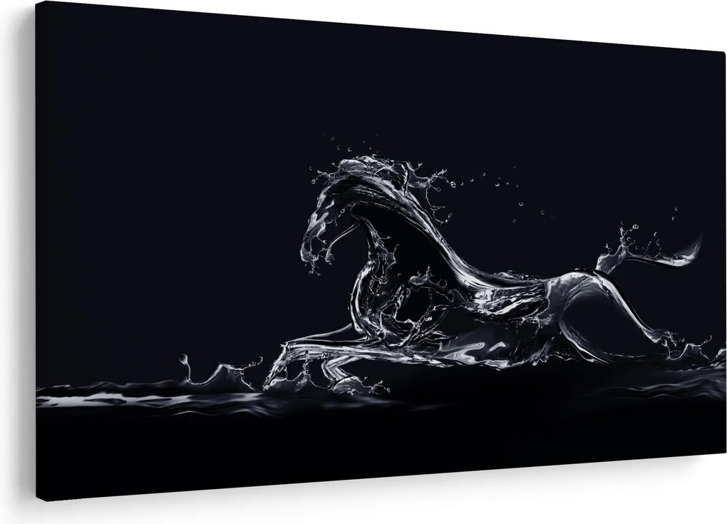 Kép - Ló és a víz (90x60 cm)