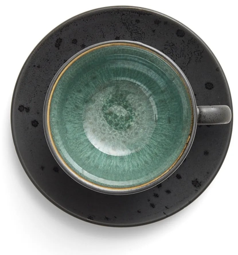 Fekete-sötétkék kerámia csésze szett 4 db-os 240 ml Gastro Black/Mix – Bitz