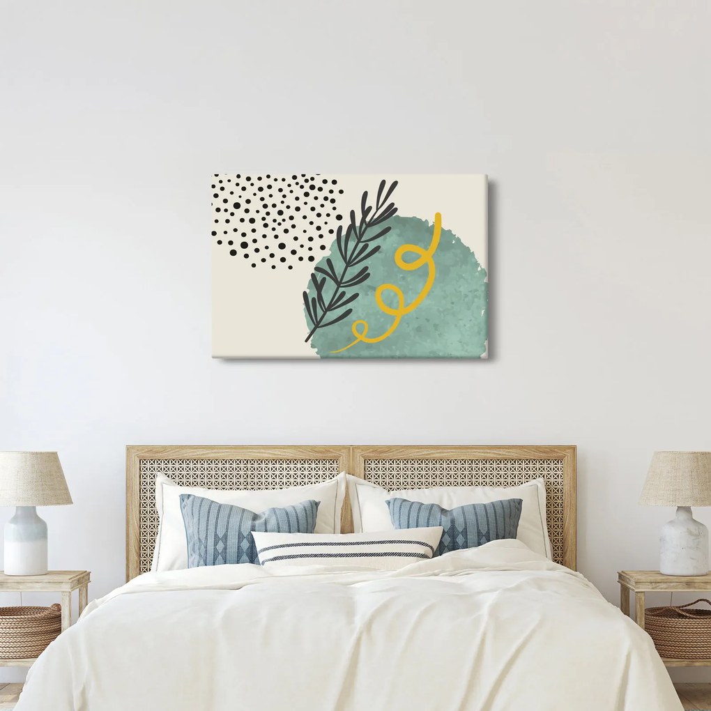 Kép - Absztrakt lapok N⁰1 (90x60 cm)