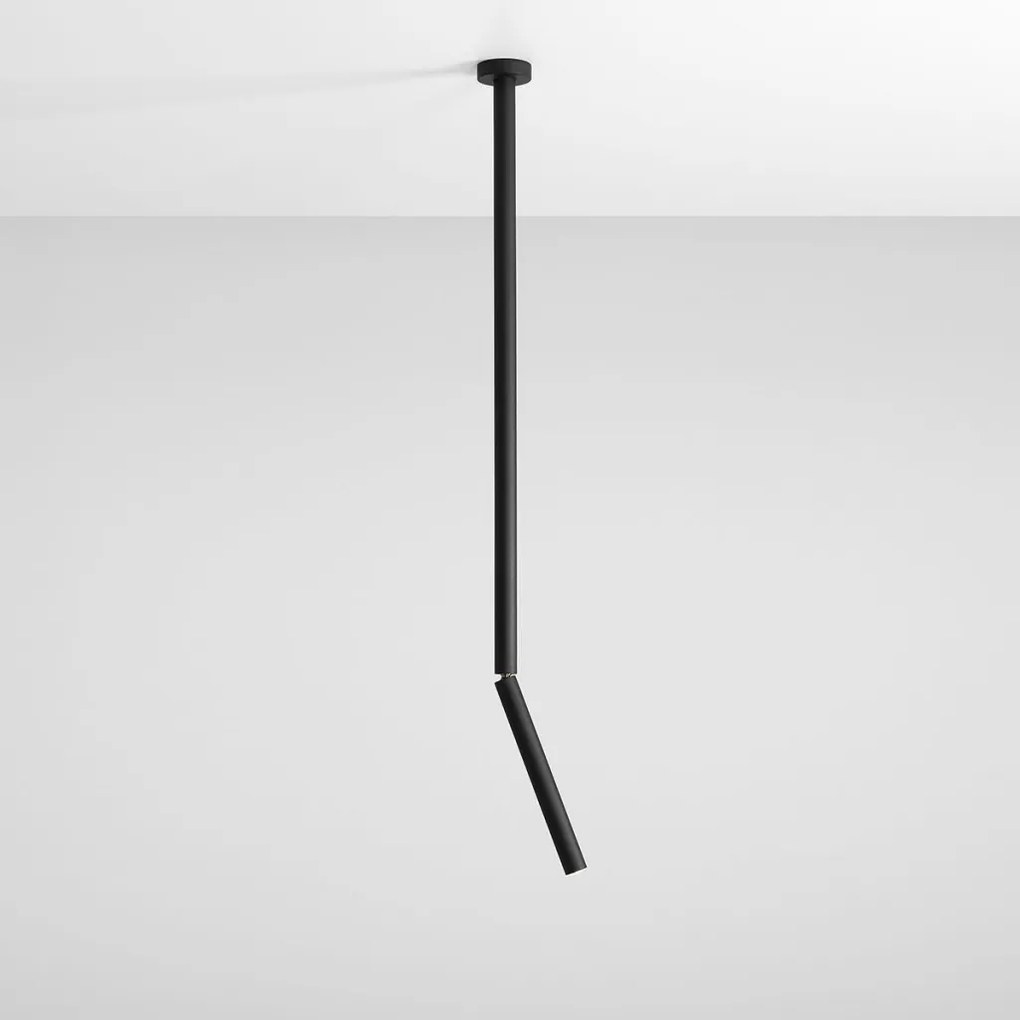 ALDEX 1084PL_G1_L STICK Hengeres Mennyezeti Lámpa Fekete G9 IP20