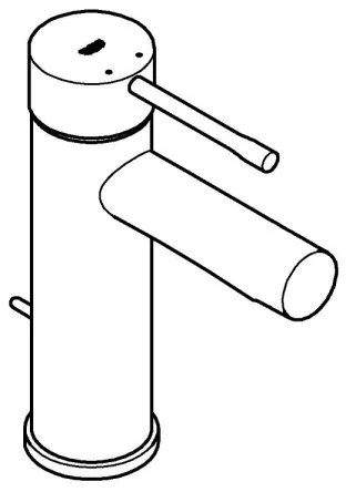 GROHE 32898001 - ESSENCE mosdócsaptelep DN 15, fényes króm