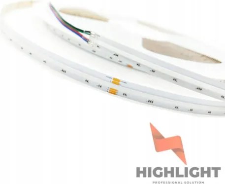 Led szalag Cob 48V Rgb+nw Semleges 4000K IP65 Vízálló Neon szalag CRI90