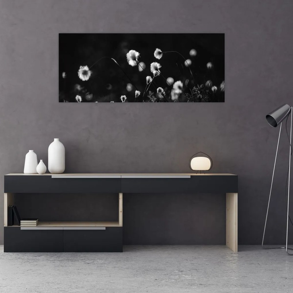 Kép - Gyapotfűvel borított rét N⁰1 (120x50 cm)