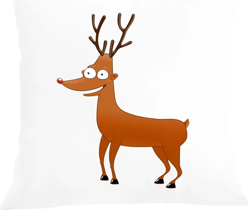 Párna párnahuzat vicces rénszarvas karácsony