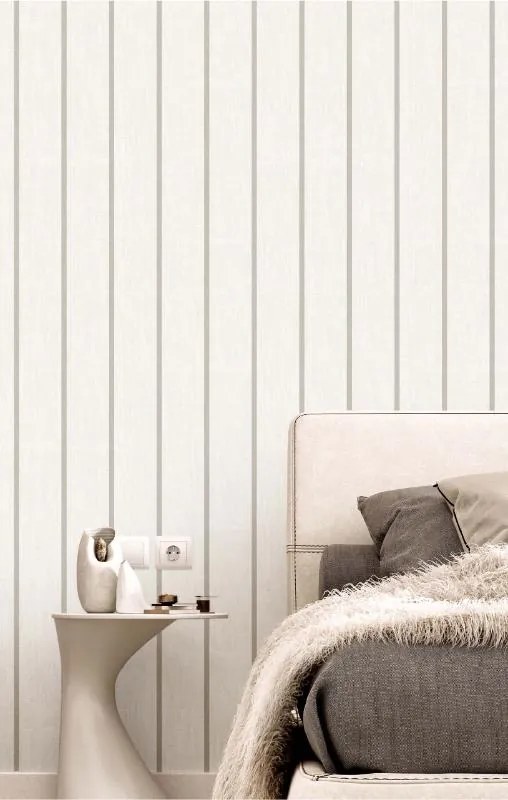 Parato Cristiana Masi Top Stripes Riga 6 szürke csíkos vlies tapéta – 38461