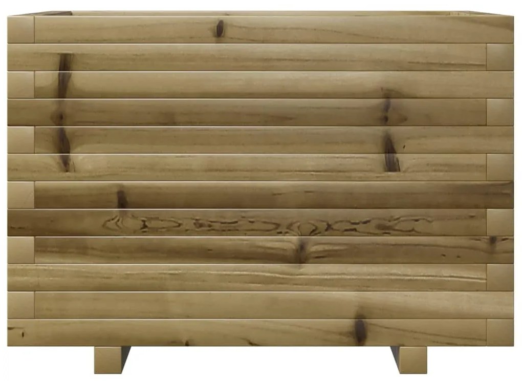 vidaXL impregnált fenyőfa kerti virágtartó 70 x 40 x 49,5 cm