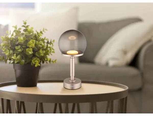 Globo 21034CH - LED Újratölthető érintős asztali lámpa HAKU LED/2,5W/5V 2700/4000/6500K rózsa