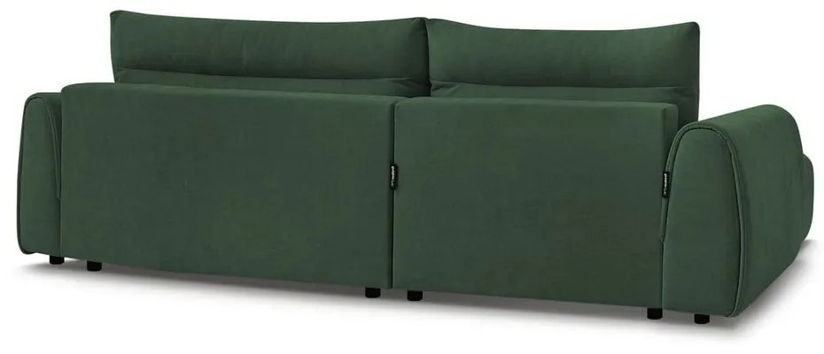 Sötétzöld sarokkanapé Aden – Bobochic Paris