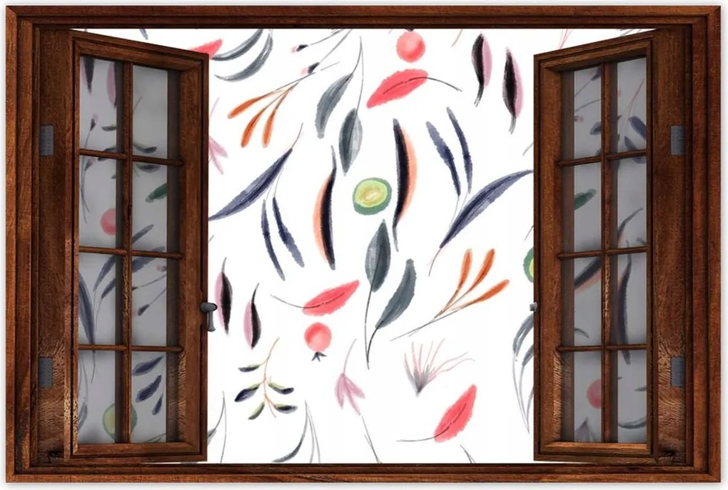 Poszterek 60x40 Gyümölcs-levél mix