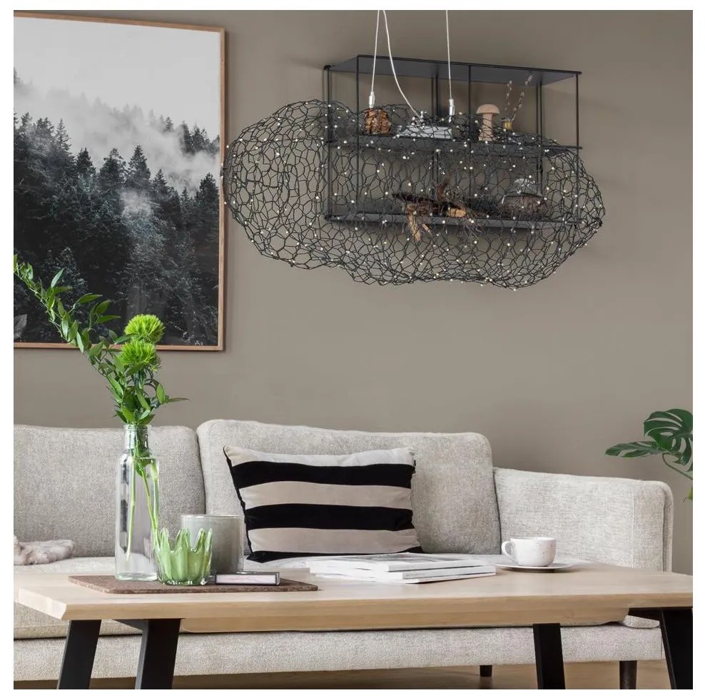 ByRydens 4201250-4002 - LED Csillár zsinóron HAYDEN LED/15W/230V fekete