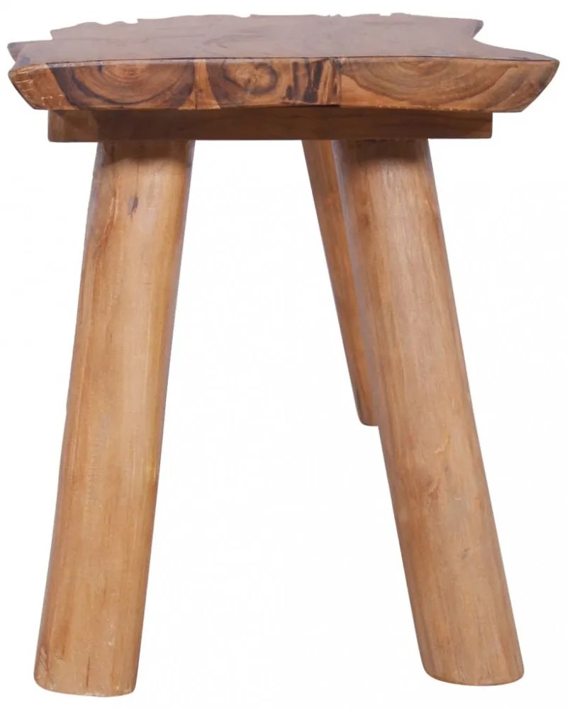 tömör tíkfa kerti pad 120 cm