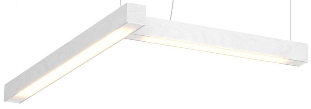 Függeszték LED40 L alakú, többféle változatban - TUNTO Modell: tölgy, feketére pácolt