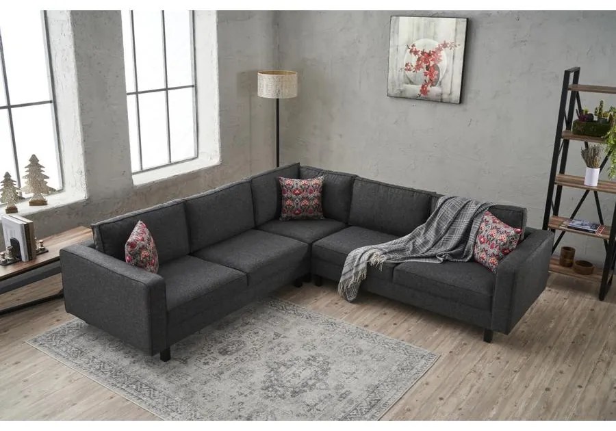 Sarokkanapé Kale Linen - Antracit