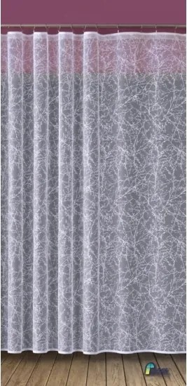 Mg Függöny 618/288 Fehér 170x180cm Kész Szalaggal K