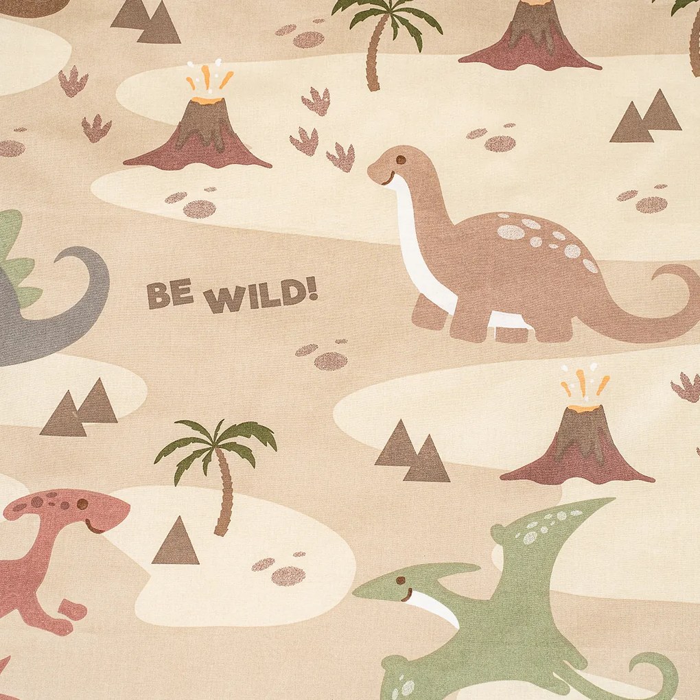 4Home Dino world gyerek pamut ágyneműhuzat, 140 x 200 cm, 70 x 90 cm, 140 x 200 cm, 70 x 90 cm