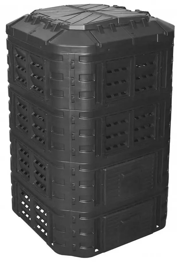 Patrol Multicompo kerti komposztáló fekete, 1120 l