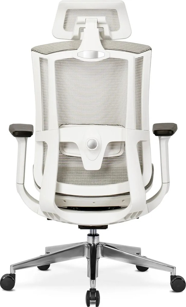 Forgószék ergonomikus kialakítással, bézs színben. SKY