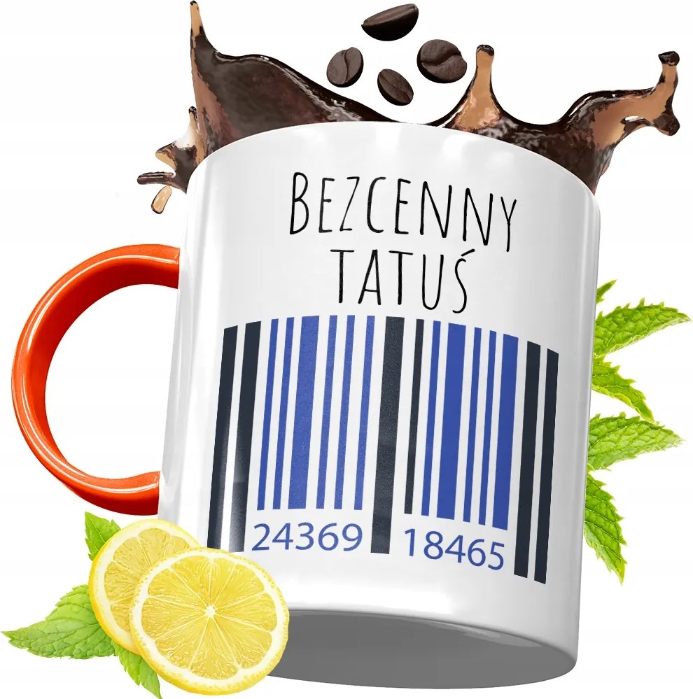 Narancssárga Bögre Apák Napjára Ajándék fényképes nyomtatással