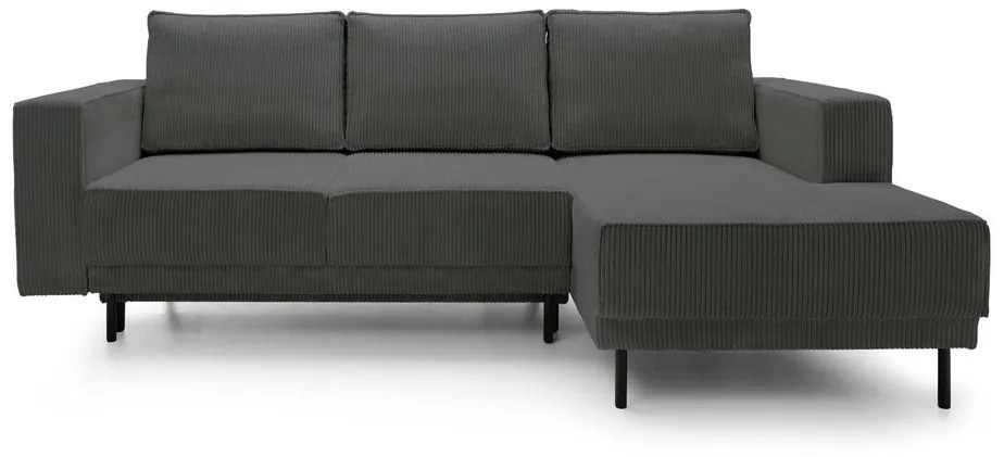 Sarokkanapé Rodriguez mini (J) (szürke + fekete) . 1099130