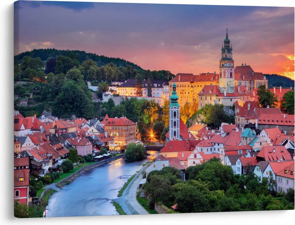 Kép - Český Krumlov (70x50 cm)