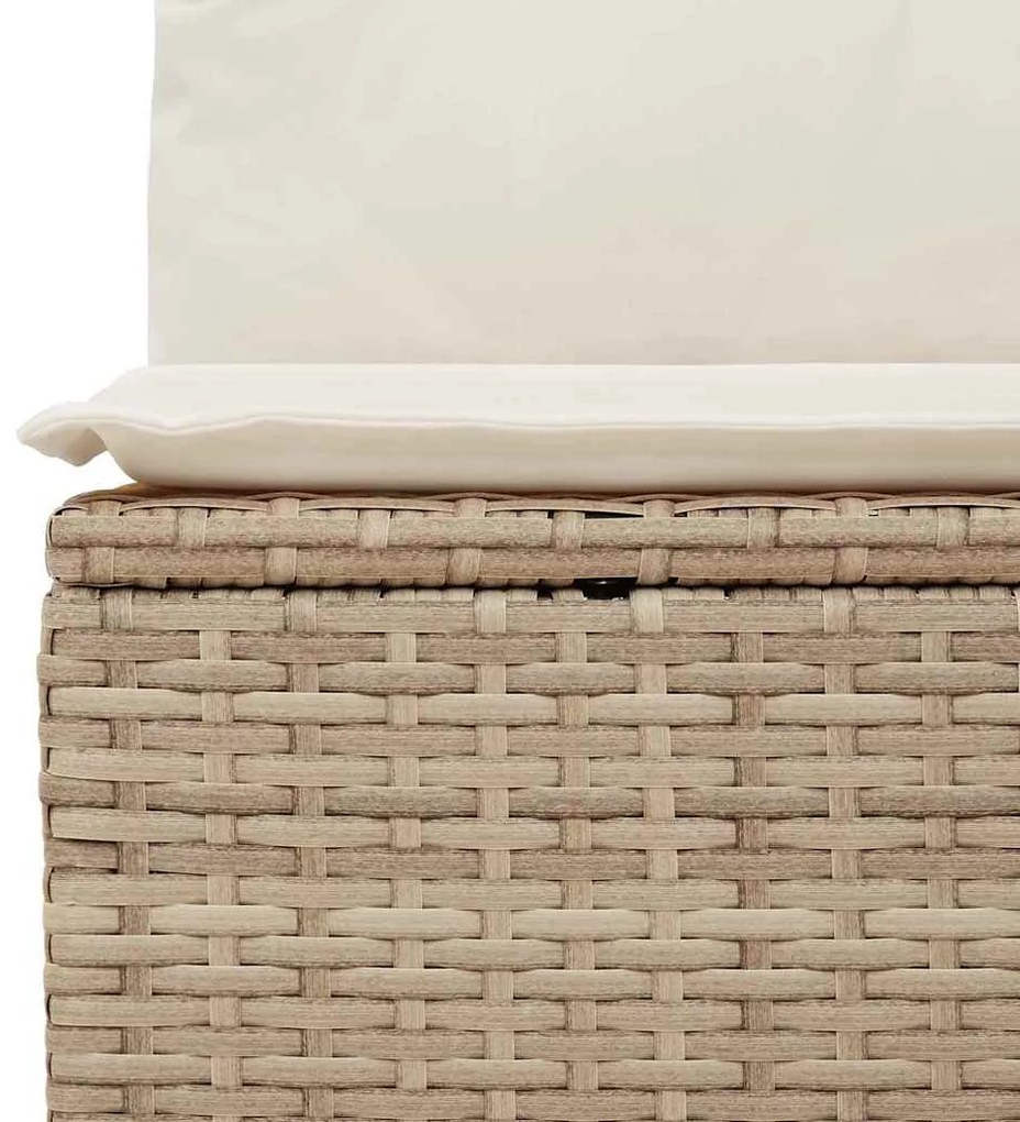 Kerti Kanapé Szett 5 pcs Beige és krém 100 x 55 x 73 cm