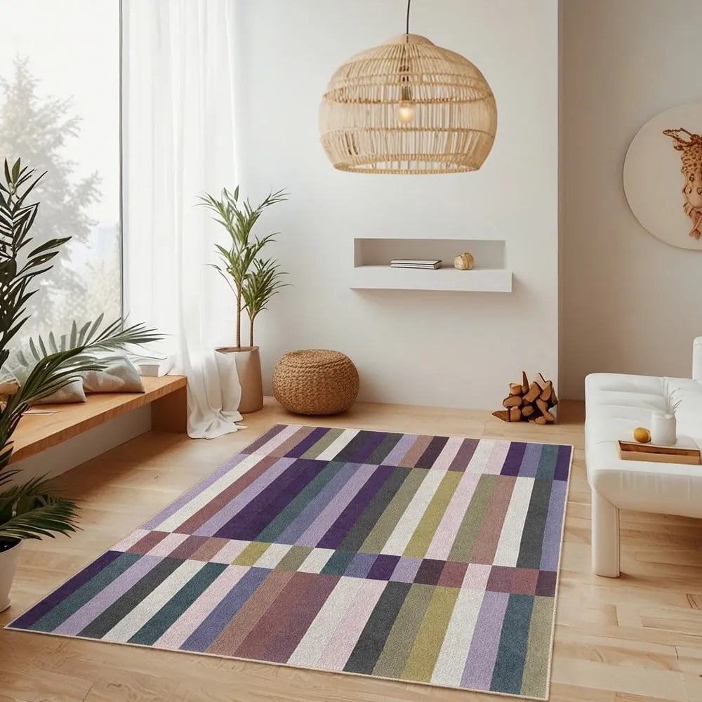 Lila mosható futószőnyeg 60x230 cm Purple Rain – Mila Home