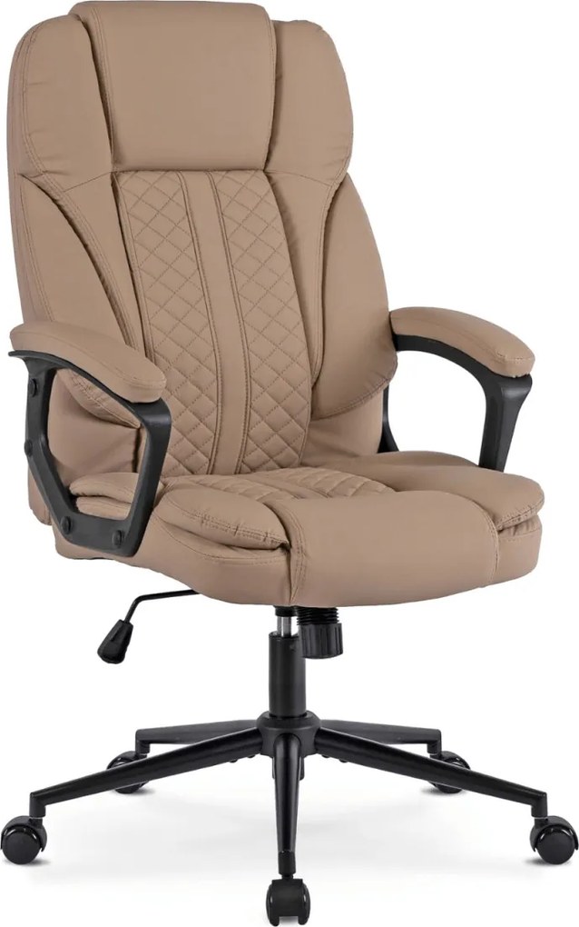 Forgószék bézs színben, műbőr kárpittal. PHONIX