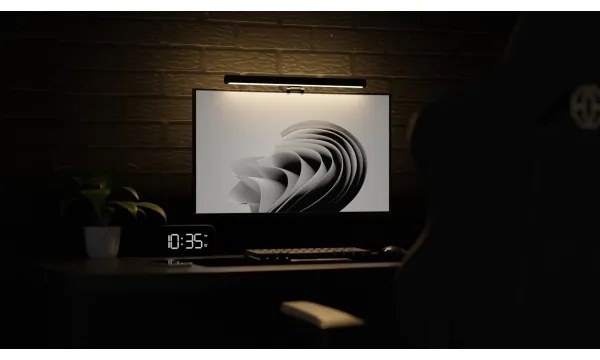 LED Dimmelhető monitorvilágítás LEVANO LED/5W/5V 3000-6000K fekete
