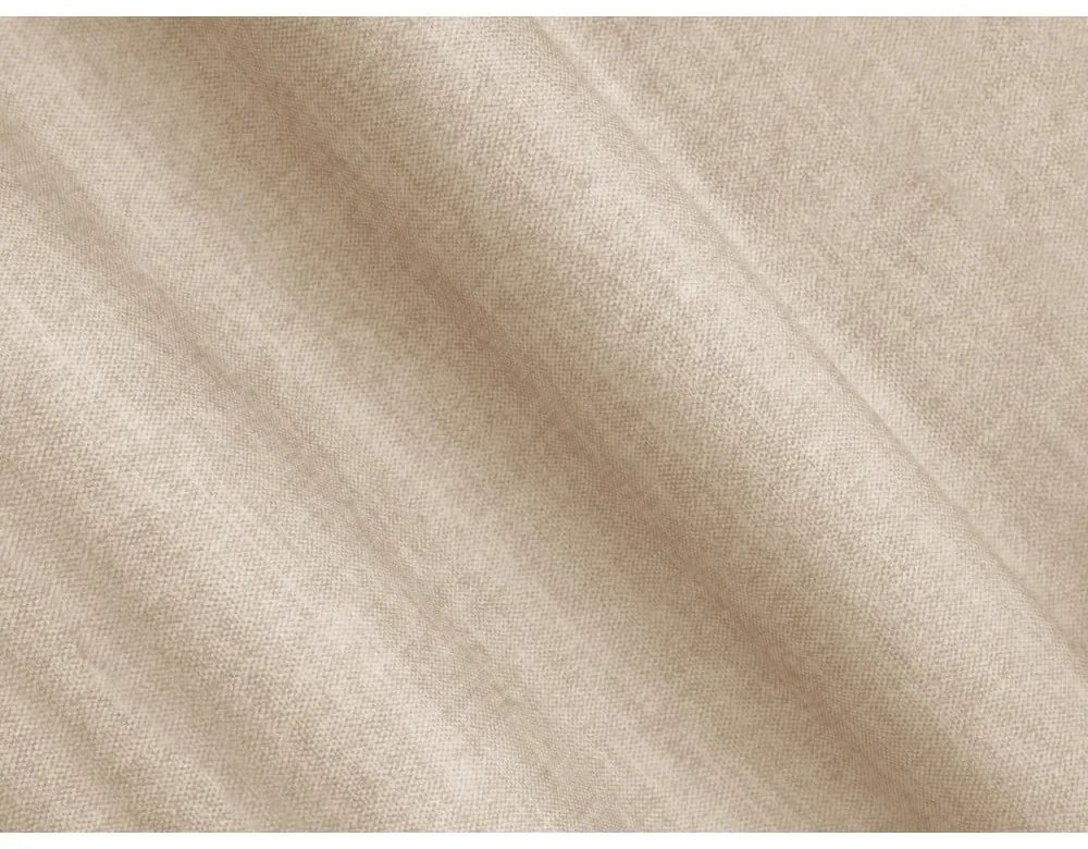 Bézs bársony sarokkanapé Loretto – Cosmopolitan Design