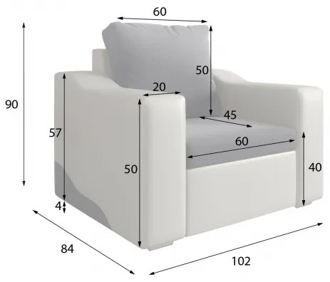 Fotel Winter (fekete + piros). Akció -15%. 616065