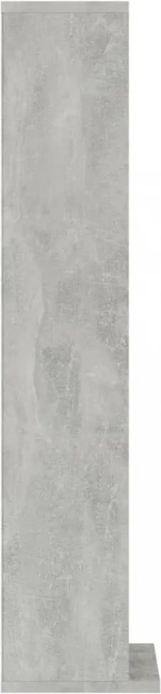 betonszürke szerelt fa CD-szekrény 21 x 20 x 88 cm