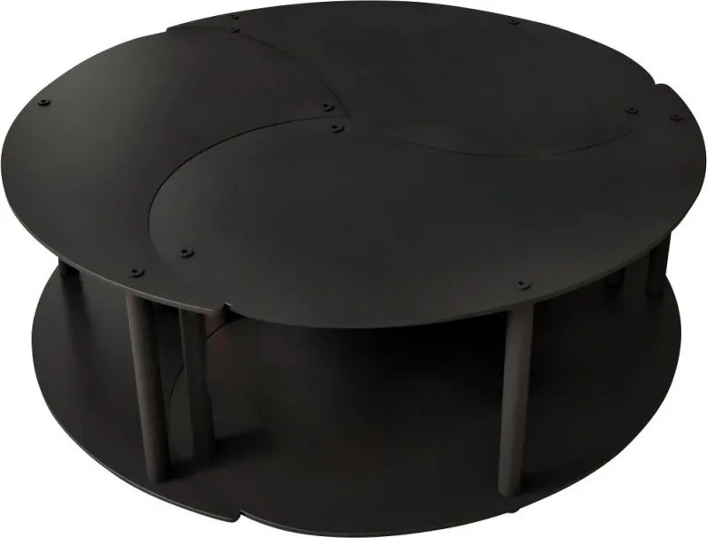 Yin dohányzóasztal, fekete, Ø70 cm – TR282PTR1520