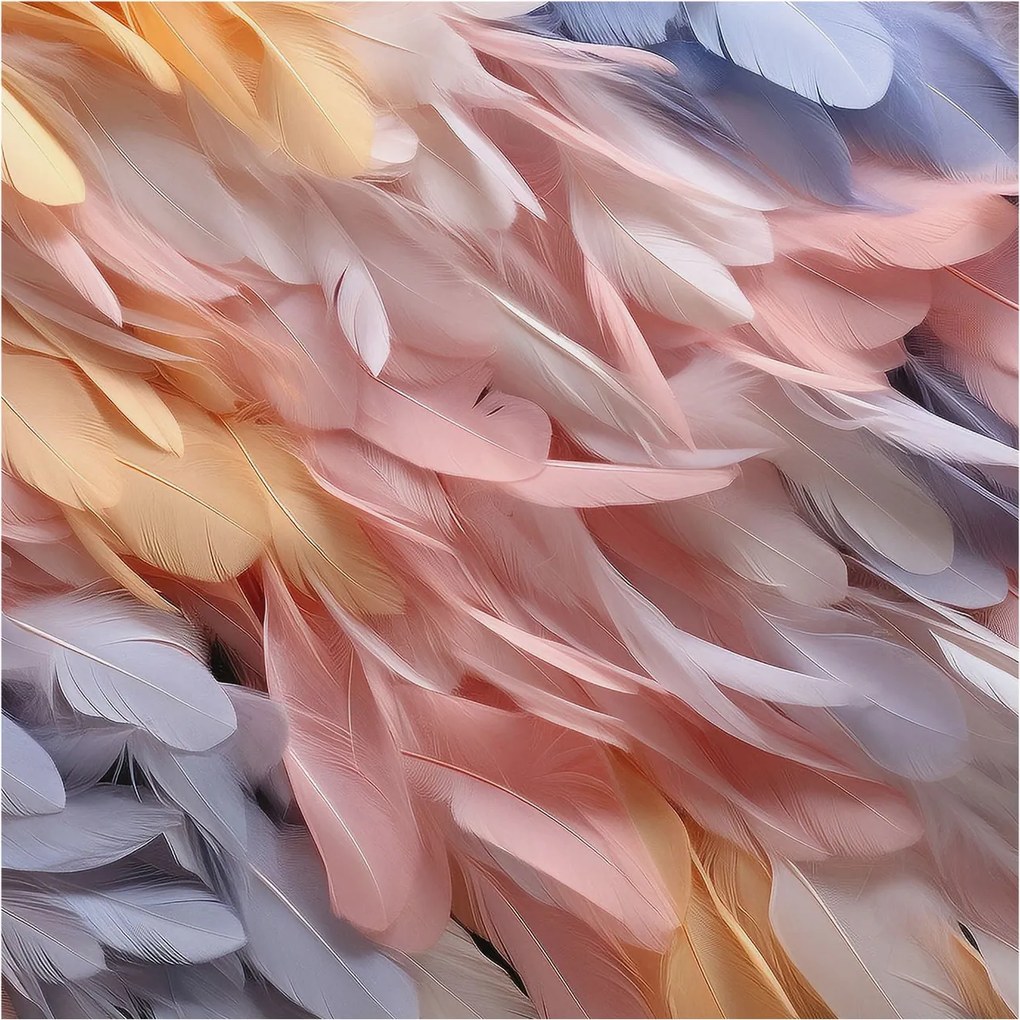 Fotótapéta Fali tapéta Hálószoba Nappali Pasztell tollak 250x250 Ragasztó