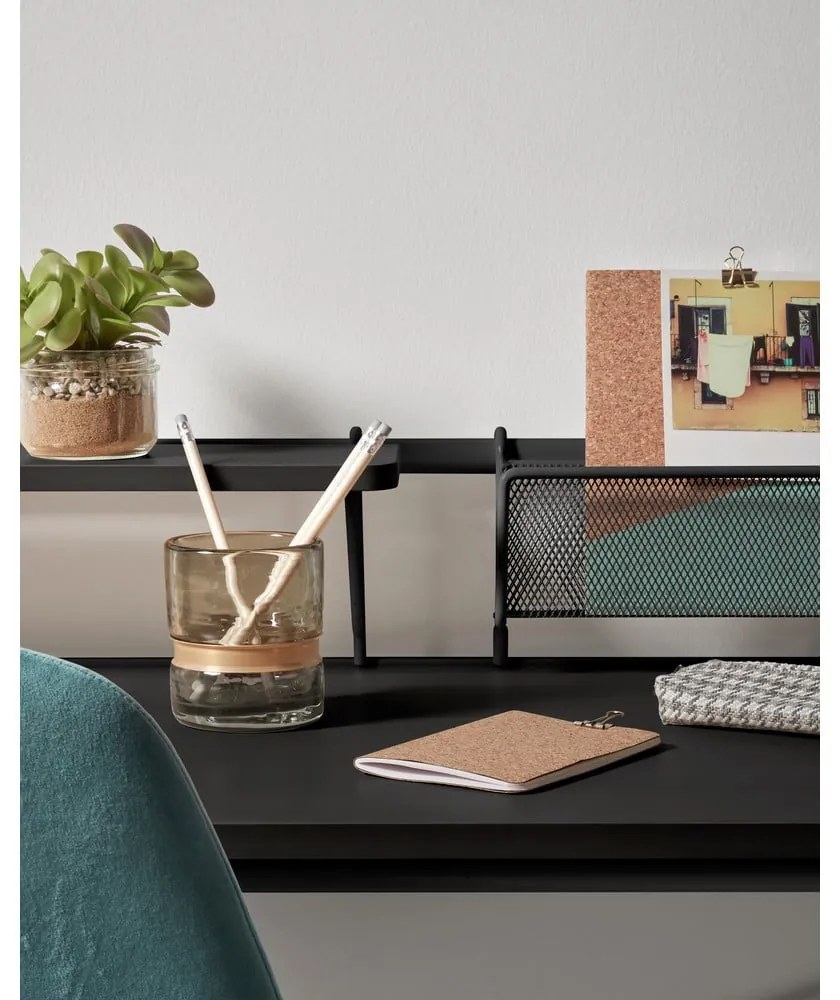 Foreman fekete íróasztal - Kave Home