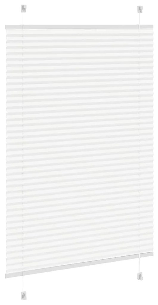 pliszírozott redőny Fehér 95x150 cm szövetszélesség 94,4 cm